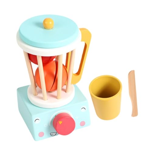 TTETTZ Miniatur Küchenspielzeug Set Aus Holz mit Realistischen Funktionen Zur Frühförderung Und Rollenspiel für Kinder Ab 3 Jahren, Entsafter TTETTZ Miniatur Küchenspielzeug Set Aus Holz mit Realistischen Funktionen Zur Frühförderung Und Rollenspiel für Kinder Ab 3 Jahren, Entsafter von TTETTZ