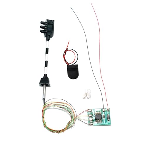 TTETTZ Modellbahn Eisenbahnzug Block Miniatur Verkehrsampel Dreifach Metall Pp Material für Micro Landschaft Architekturmodell Diorama, Schwarz Weiß Pole TTETTZ Modellbahn Eisenbahnzug Block Miniatur Verkehrsampel Dreifach Metall Pp Material für Micro Landschaft Architekturmodell Diorama, Schwarz Weiß Pole von TTETTZ