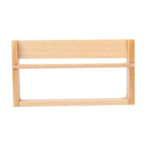 TTETTZ Puppenhaus Bücherregal Holz Bücherschrank Miniatur Möbel Standregal Zubehör Robuste Ausführung Aus Holz für Kreative Spielszenen für Puppenzimmer, Style A Short TTETTZ Puppenhaus Bücherregal Holz Bücherschrank Miniatur Möbel Standregal Zubehör Robuste Ausführung Aus Holz für Kreative Spielszenen für Puppenzimmer, Style A Short von TTETTZ