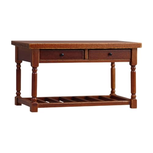 TTETTZ Puppenhaus Miniatur Holz Tisch 1/12 für Wohnzimmer Puppe Haus TTETTZ Puppenhaus Miniatur Holz Tisch 1/12 für Wohnzimmer Puppe Haus von TTETTZ