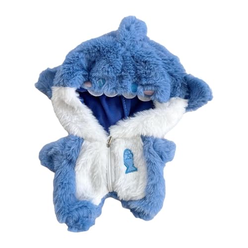 TTETTZ Puppenkleidung für Plüschpuppen, Zubehör für Puppenoutfits, Weicher Overall für 20 cm Puppen, Blau von TTETTZ