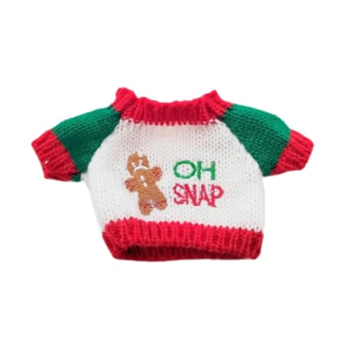 TTETTZ Puppenpullover Puppenbekleidung Puppenzubehör Anziehsachen Gestricktes Design mit Feinen Nähten für Puppensammler Und Als Handgemachtes Geschenk, Lebkuchenpullover TTETTZ Puppenpullover Puppenbekleidung Puppenzubehör Anziehsachen Gestricktes Design mit Feinen Nähten für Puppensammler Und Als Handgemachtes Geschenk, Lebkuchenpullover von TTETTZ