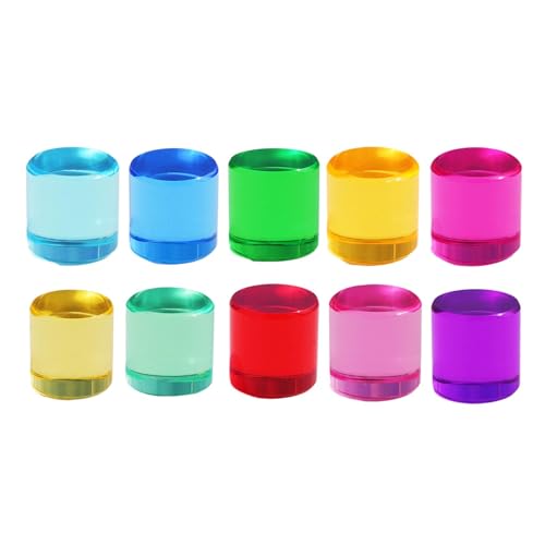 TTETTZ Regenbogen Bausteine Set, Acrylzylinder für Kinder, Stapelspiel für Die Entwicklung, 2.5 cm TTETTZ Regenbogen Bausteine Set, Acrylzylinder für Kinder, Stapelspiel für Die Entwicklung, 2.5 cm von TTETTZ