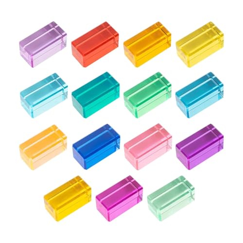 TTETTZ Regenbogen-Bausteine-Set, Blöcke aus Acryl für sensorisches, 15 Stück TTETTZ Regenbogen-Bausteine-Set, Blöcke aus Acryl für sensorisches, 15 Stück von TTETTZ