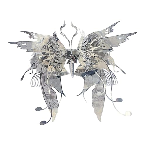 TTETTZ Schmetterlingspuzzle 3D Metall Bastelset Modellbausatz DIY Handwerkskunst Denkspiel Aus Metall Zum Zusammenbauen für Erwachsene Modellbauer Zuhause G, Style B TTETTZ Schmetterlingspuzzle 3D Metall Bastelset Modellbausatz DIY Handwerkskunst Denkspiel Aus Metall Zum Zusammenbauen für Erwachsene Modellbauer Zuhause G, Style B von TTETTZ