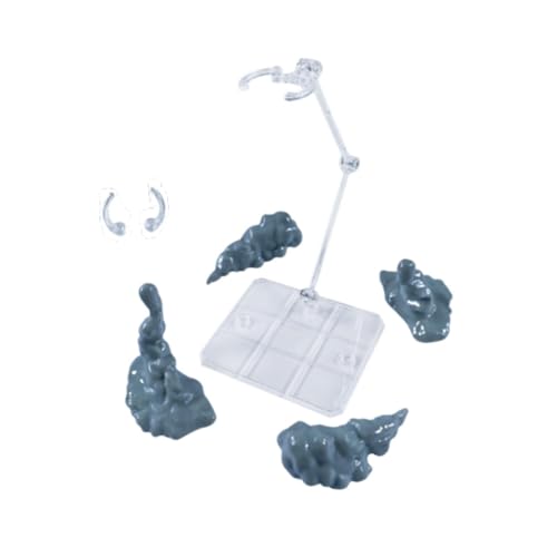 TTETTZ Smoke Effekt Modelle Set mit Realistischem Rauch Zubehör Bewegliche Figuren Präsentationsständer DIY Wolkeneffekt Baukasten Kreatives Montagezubehör F, Grau TTETTZ Smoke Effekt Modelle Set mit Realistischem Rauch Zubehör Bewegliche Figuren Präsentationsständer DIY Wolkeneffekt Baukasten Kreatives Montagezubehör F, Grau von TTETTZ