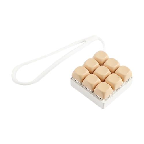 TTETTZ Zappelspielzeug, Fingerklicker für unterwegs, Geschenkidee für Enthusiasten, Hell Orange TTETTZ Zappelspielzeug, Fingerklicker für unterwegs, Geschenkidee für Enthusiasten, Hell Orange von TTETTZ