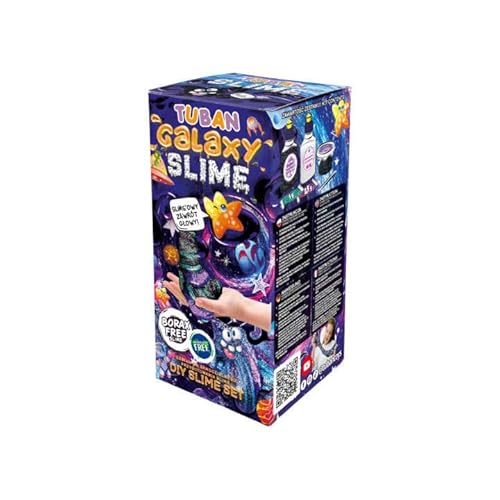 TUBAN DIY Tuban Slime Set – Kleber – Aktivator – Neon-Glitzer – Behälter – Rührstab – Spielzeug für Kinder Galaxy TUBAN DIY Tuban Slime Set – Kleber – Aktivator – Neon-Glitzer – Behälter – Rührstab – Spielzeug für Kinder Galaxy von TUBAN