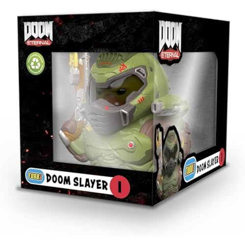 TUBBZ Box-Ausgabe DOOM Slayer Sammelfigur aus Vinyl-Gummi - Offiziell DOOM Merchandise - TV, Filme & Videospiele von TUBBZ