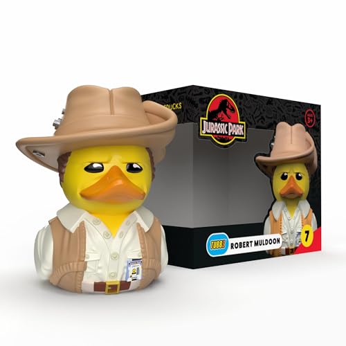 TUBBZ Box-Ausgabe: Jurassic World - Robert Muldoon als Cosplaying-Gummiente Vinylfigur TUBBZ Box-Ausgabe: Jurassic World - Robert Muldoon als Cosplaying-Gummiente Vinylfigur von TUBBZ