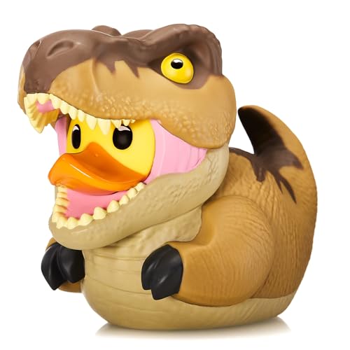 TUBBZ Erstausgabe T-Rex Sammler-Vinyl-Gummientenfigur - Offizielle Jurassic Park-Merchandise - Sci-Fi TV, Filme & Videospiele TUBBZ Erstausgabe T-Rex Sammler-Vinyl-Gummientenfigur - Offizielle Jurassic Park-Merchandise - Sci-Fi TV, Filme & Videospiele von TUBBZ