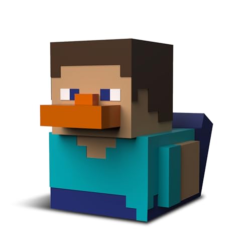 TUBBZ Erste Ausgabe Steve Sammler-Vinyl-Gummientenfigur - Offizielles Minecraft Merchandise - Filme & Videospiele von TUBBZ