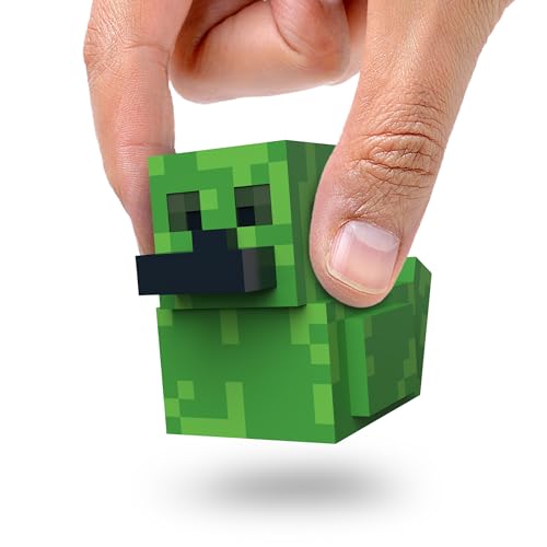 TUBBZ Kleine Creeper Sammelbare Vinyl-Gummientenfigur - Offizielles Minecraft Merchandise - Videospiele und Filme von TUBBZ