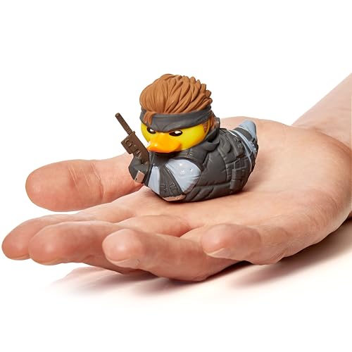 TUBBZ Kleine Solid Snake Sammelbare Vinyl-Gummientenfigur - Offizielles Metal Gear Solid Merchandise - Thriller Action Videospiele von TUBBZ