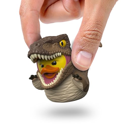 TUBBZ Mini: Jurassic Park - Velociraptor als Cosplay-Gummiente Vinyl-Figur von TUBBZ