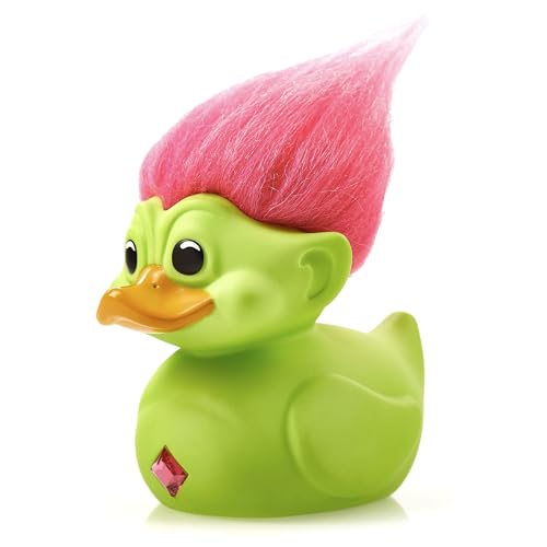 TUBBZ Erstausgabe Grüner Troll Sammler-Vinyl-Gummiente Figur - Offizielle Good Luck Trolls Merchandise - Kinderfernsehen, Filme & Videospiele von TUBBZ