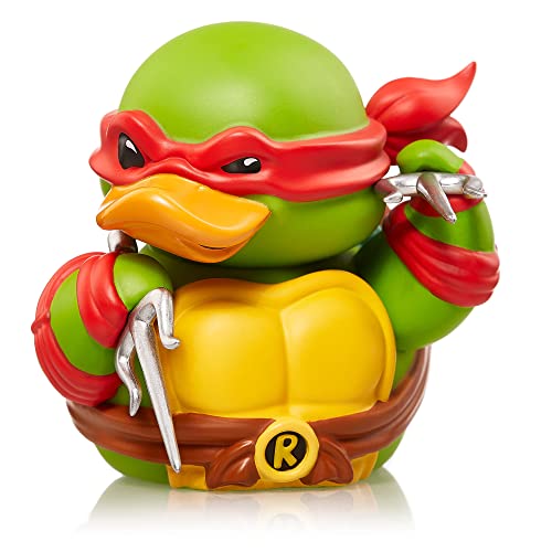 TUBBZ NS4734 Box-Ausgabe Raphael Sammler-Vinyl-Gummiente Figur-Offizielles Teenage Mutant Ninja Turtles Merchandise, 0.77 Ounce (Pack of 6) von TUBBZ