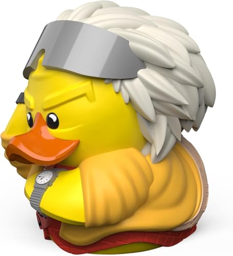 TUBBZ NS4798 Boxed Edition Collectible Vinyl Rubber Duck Figure, Doc Brown 2015 von TUBBZ