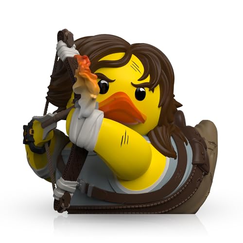 TUBBZ NS5272 Survival Lara Croft (Bathtub) Ausgabe als Cosplaying-Gummiente Vinylfigur von TUBBZ