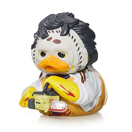 TUBBZ Erstausgabe Leatherface Sammelbare Vinyl-Gummi-Enten-Figur - Offizielles Texas Chainsaw Massacre Merchandise - Horror TV, Filme & Videospiele von TUBBZ