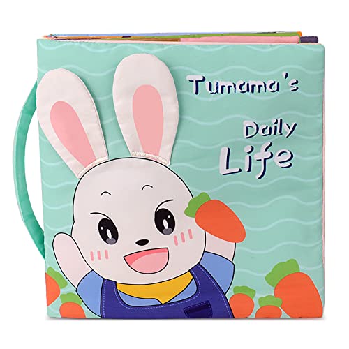 TUMAMA Alltags-Stoffbuch, Baby First Activity Crinkle Soft Book, sensorisches Spielzeug zum Anfassen und Fühlen für Säuglinge und Kleinkinder TUMAMA Alltags-Stoffbuch, Baby First Activity Crinkle Soft Book, sensorisches Spielzeug zum Anfassen und Fühlen für Säuglinge und Kleinkinder von TUMAMA