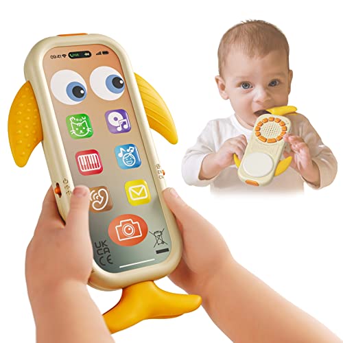 TUMAMA Musikalisches Spielzeug für Baby, Wal-Telefon Babyspielzeug ab 18 Monate alt Baby-Handy-Spielzeug mit Musik Töne und Lichter pädagogische Baby-Monitor-Spielzeug Geschenk für Jungen Mädchen von TUMAMA