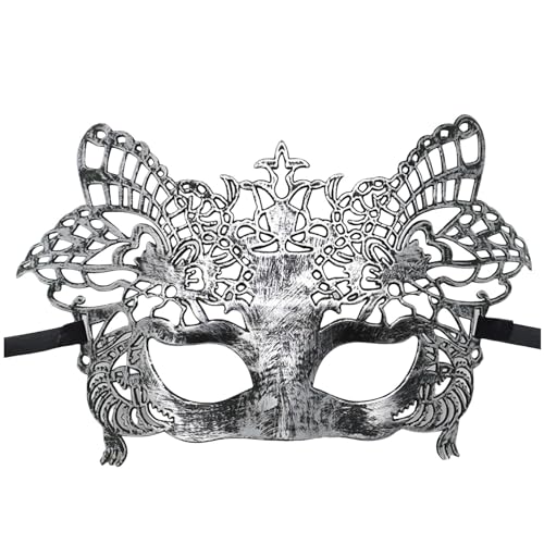 TUQIDEWU 2 Stück Venezianische Maske Damen Herren, Maskenball Maske Damen Herren Venezianischen Maske Augenmaske Sexy für Karneval Halloween CosplayA014 von TUQIDEWU