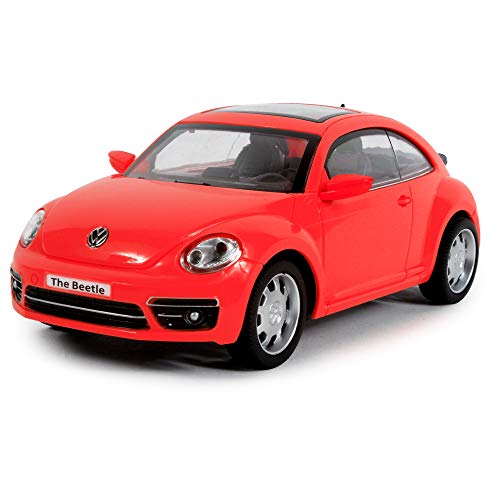 MGM 093311 Turbo Challenge-Volkswagen The Beetle-Prestige-093311-1/24-Friktionsauto-Rot-Kunststoff-Kinderspielzeug-Fahrzeug-Geschenk-Ab 3 Jahren, rot von TURBO CHALLENGE