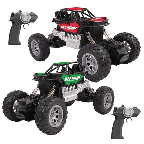 TURBO CHALLENGE - 2 Off-Road Battle Cars – Geländewagen – 093740 – ferngesteuerte Autos – Blau – 1/20 – einsatzbereit – Kunststoff – Kinderspielzeug – Geschenke – Geburtstag – ab 6 Jahren TURBO CHALLENGE - 2 Off-Road Battle Cars – Geländewagen – 093740 – ferngesteuerte Autos – Blau – 1/20 – einsatzbereit – Kunststoff – Kinderspielzeug – Geschenke – Geburtstag – ab 6 Jahren von TURBO CHALLENGE