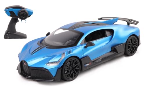 TURBO CHALLENGE - Bugatti Divo - RC Prestige - 1/16-098851 - Ferngesteuertes Auto - Blau - Batterien Nicht enthalten - Kunststoff - Kinderspielzeug - Geschenk - Ab 6 Jahren von TURBO CHALLENGE