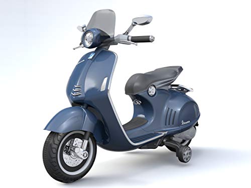 TURBO CHALLENGE - Vespa 946 - Elektrischer Transporter - 119138 - Roller - Grau - Fahrbereit - Max. 30 kg - Kunststoff - Wiederaufladbare Batterien - Von 3 bis 6 Jahren von TURBO CHALLENGE