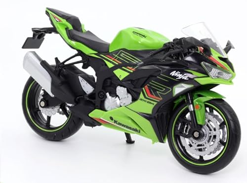 TURBO CHALLENGE - Kawasaki Ninja Motorrad - Die Cast - 029934-1/12 - Freilaufendes Fahrzeug - Grün - Metall - Kinderspielzeug - Auto - Geschenk - Geburtstag - Miniatur - Ab 3 Jahren von TURBO CHALLENGE