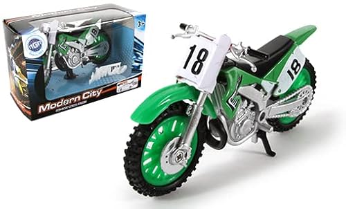 Turbo Challenge - Moto Cross - Die Cast - 022611-1/18 - Freilauf-Fahrzeug - Zufälliges Modell - Metall - Kinderspielzeug - Geschenk - Ab 3 Jahren von TURBO CHALLENGE