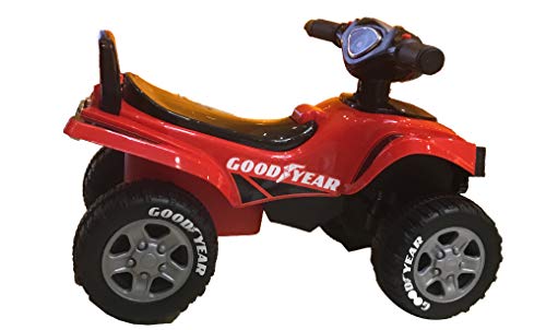 TURBO CHALLENGE - Quad Good Yean - Lauflernhilfe - 119028 - Freilauf - Rot - Max. 25 kg - Kunststoff - Batterien Nicht enthalten - Kinderspielzeug - Geschenk - Ab 12 Monaten von TURBO CHALLENGE