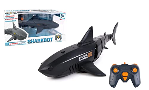 TURBO CHALLENGE - Shark Remote Control 094870 - Black - 33 cm - Plastic - 8 Years + - 2 1.5 V Batteries Included von TURBO CHALLENGE