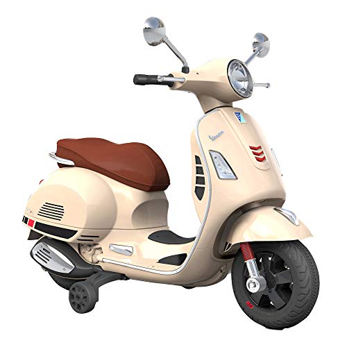TURBO CHALLENGE - Vespa - Elektrischer Transporter - 119133 - Roller - Beige - Fahrbereit - Max. 30 kg - Kunststoff - Wiederaufladbare Batterien - Von 3 bis 6 Jahren TURBO CHALLENGE - Vespa - Elektrischer Transporter - 119133 - Roller - Beige - Fahrbereit - Max. 30 kg - Kunststoff - Wiederaufladbare Batterien - Von 3 bis 6 Jahren von TURBO CHALLENGE