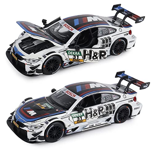 Turbo Challenge - BMW M4 DTM 2017#31 - Druckguss - 029075-1/32 - Reibungsauto - Schwarz - Metall - Kinderspielzeug - Geschenk - Miniatur - Ab 4 Jahren von TURBO CHALLENGE