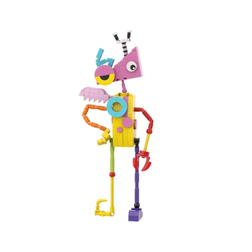 TURHAN Das erstaunliche digitale Zirkus-Bausteinset, 7-in-1 Mini King Gangle Zooble Bubble Caine Humor, magisches Spielzeug for Kinderfans, kompatibel mit dem erstaunlichen digitalen Zirkus(198pcs) von TURHAN