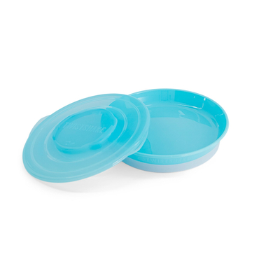 TWISTSHAKE Kinderteller 6+ Monate pastel blau von TWISTSHAKE