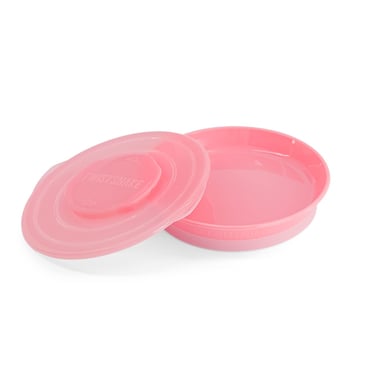 TWISTSHAKE Kinderteller 6+ Monate pastel pink von TWISTSHAKE