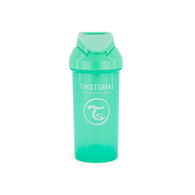 TWISTSHAKE Strohhalmbecher 360 ml in pastell grün von TWISTSHAKE