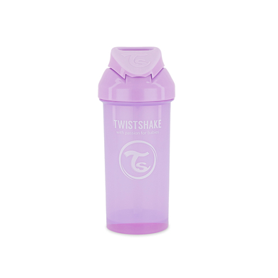 TWISTSHAKE Strohhalmbecher 360 ml in pastell lila von TWISTSHAKE