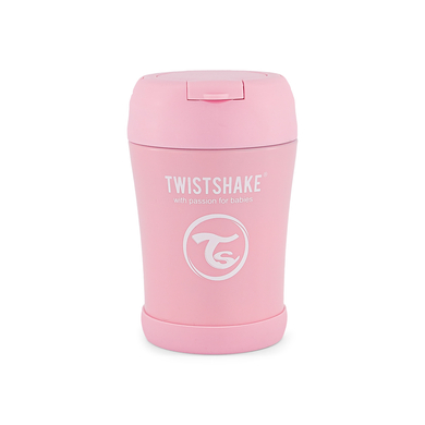 TWISTSHAKE Thermobehälter 350 ml in pastell pink von TWISTSHAKE