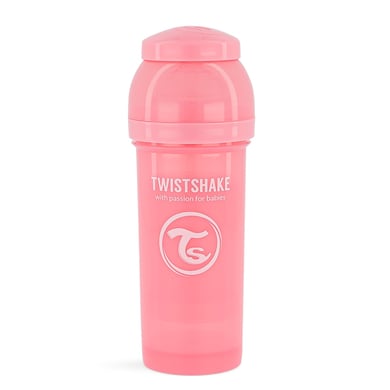 TWISTSHAKE Babyflasche Anti-Kolik 260 ml pastel rosa von TWISTSHAKE