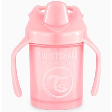 Twistshake Trinkbecher Mini ab 4 Monate 230 ml, Pearl Pink von TWISTSHAKE