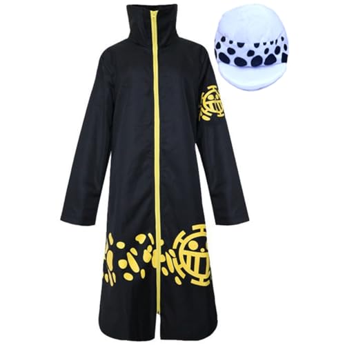 TWSTIV Trafalgar Law 2nd Cosplay Kostüm Umhang mit Hut (L) von TWSTIV