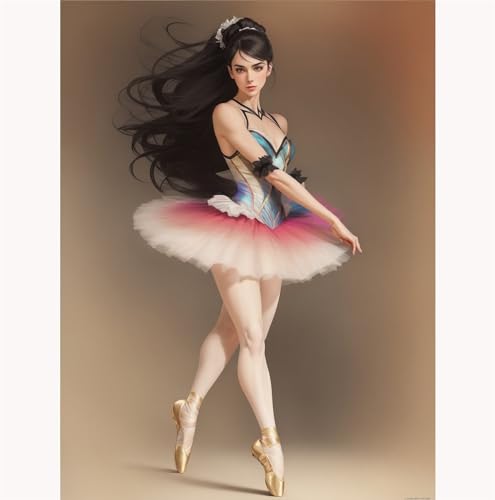 TWYYDP 1000 Teile Puzzle für Erwachsene,Mädchen-Balletttanz Holzpuzzle,Fordern Sie Sich Selbst Heraus von TWYYDP