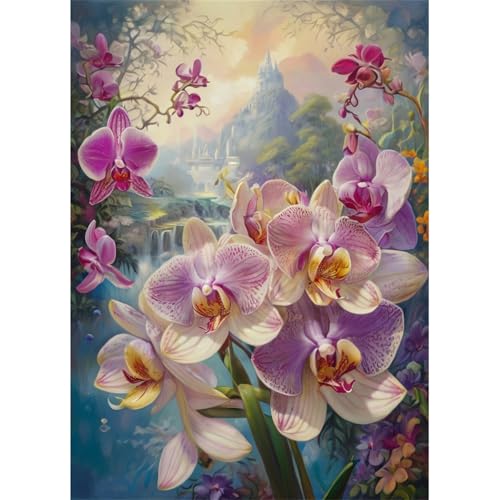 TWYYDP 1000 Teile Puzzle für Erwachsene und Kinder ab 14 Jahren,Orchidee Puzzle,Lernspiele Aus Holzpuzzles von TWYYDP