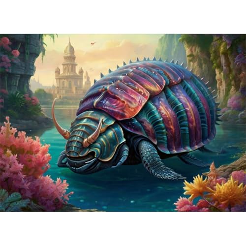 TWYYDP 1500 Teile Puzzle Trilobiten-Tierwelt Puzzle Familienspiele Aus Holzpuzzles Als DIY-Geschenke von TWYYDP