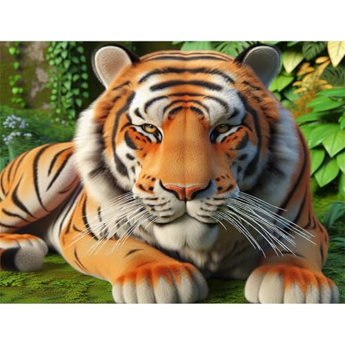 TWYYDP 1500 Teile Puzzle für Erwachsene,3D-Tiger,Holzpuzzle,Gelegenheitsspiele von TWYYDP